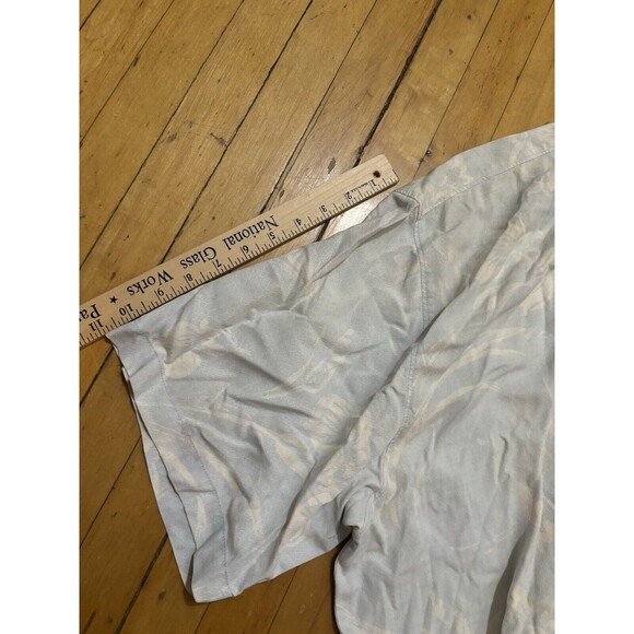 Tommy Bahama Short Sleeve Button Up Camp Shirt Silk Floral Palms Mens Size XXL - Picture 4 of 12